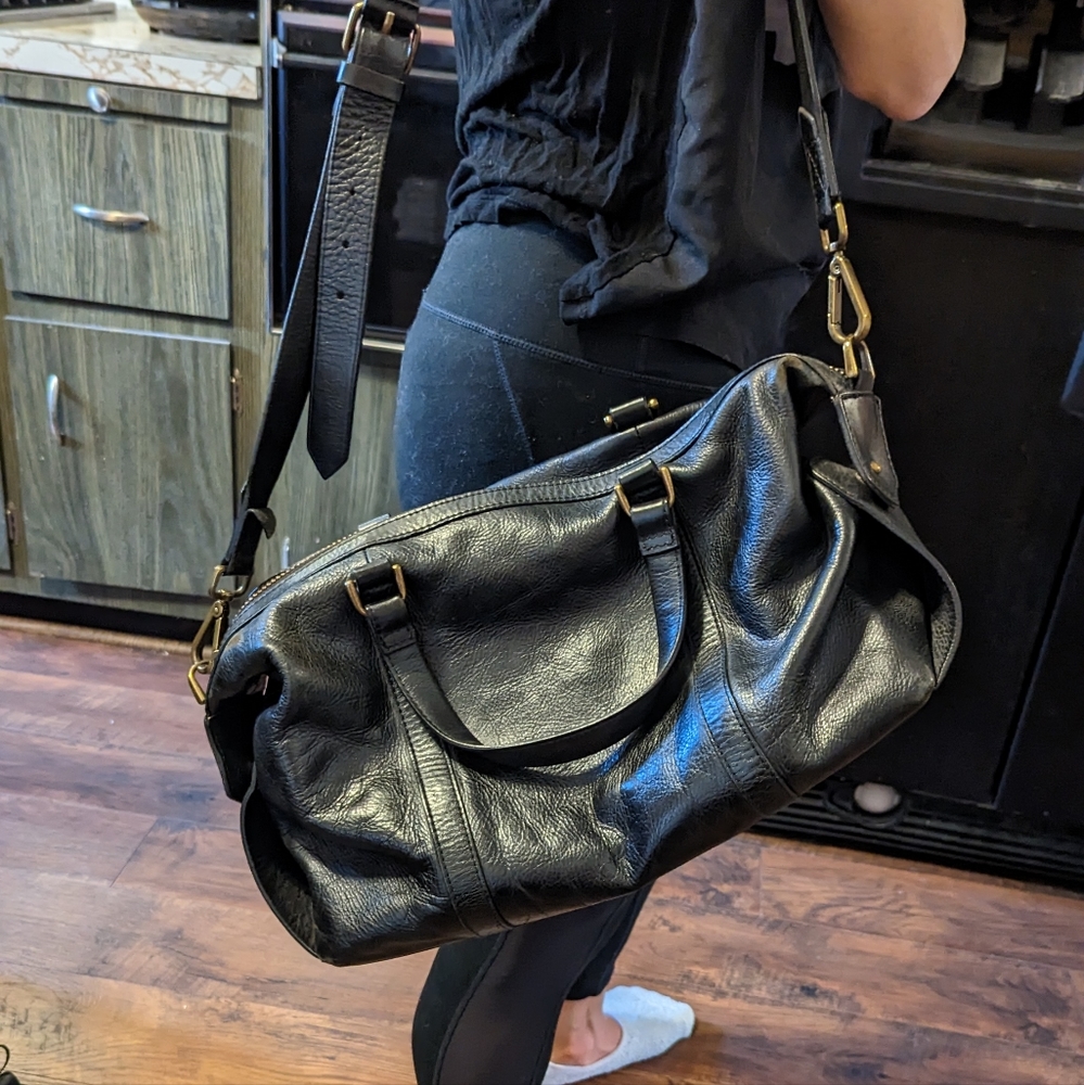 Madewell Black Leather Bag